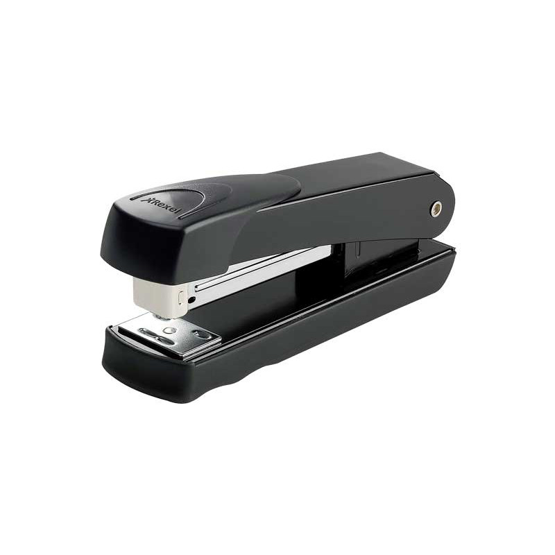 Grapadora Sobremesa Rexel Meteor Metálica Negro 20 hojas